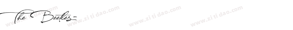 The Beetles字体转换